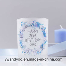 Decorative Scented Soy Candle in Glass for Valentine′s Day
